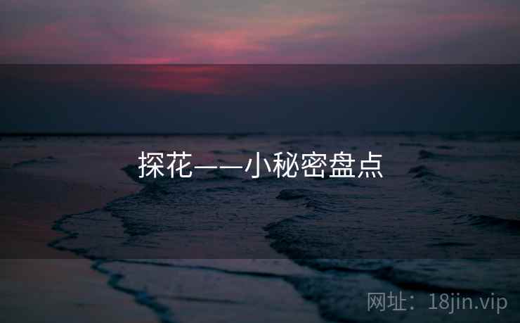 探花——小秘密盘点  第2张