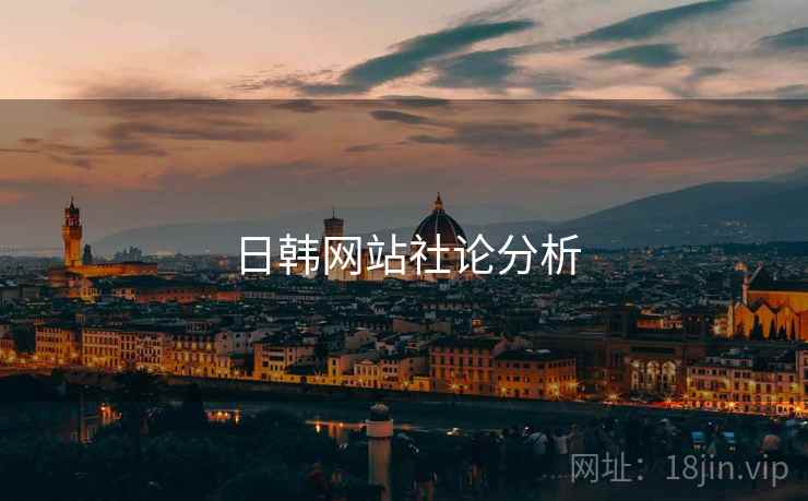 日韩网站社论分析  第1张
